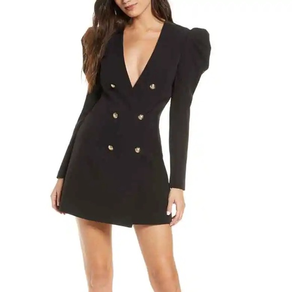 Bardot- Britt Double Breasted Blazer Dress- S - Picture 1 of 6